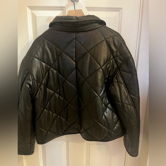 Quilted Pleather Jacket - Picture 4 of 4